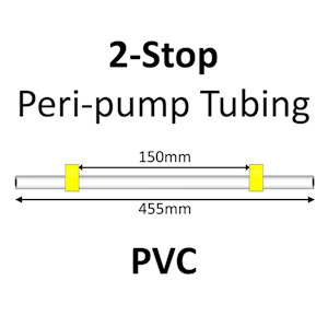 Two Stop, PVC, 1.42mm, Yellow-Yellow 12/pk [20-1121] LARGE