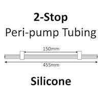 Two Stop, Silicone 1.02mm, White-White 12/pk [20-1216] MAIN