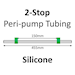 Two Stop, Silicone 1.85mm, Green-Green/12pk [20-1222] THUMBNAIL