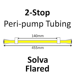 Two Stop, Solva, 1.02mm, White-White FLARED END 12/pk [20-1416F] LARGE