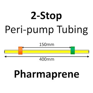 Two Stop, Pharmaprene, 0.38mm, Orange-Green 12/pk [20-1808] LARGE