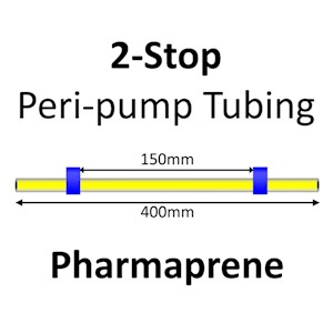 Two Stop, Pharmaprene, 1.65mm, Blue-Blue 12/pk [20-1823] LARGE