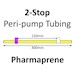 Two Stop, Pharmaprene, 2.79mm, Purple-White 12/pk [20-1829] THUMBNAIL