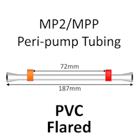 MP2 Two Stop, PVC, 0.19mm, Orange-Red FLARED 12/pk [20-2102F] MAIN