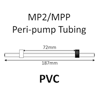 MP2 Two Stop, PVC, 0.95mm, White-Black 12/pk [20-2115] MAIN