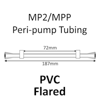 MP2 Two Stop, PVC, 1.02mm, White-White FLARED 12/pk [20-2116F] MAIN