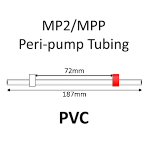 MP2 Two Stop, PVC, 1.09mm, White-Red 12/pk [20-2117] LARGE