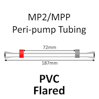 MP2 Two Stop, PVC, 1.22mm, Red-Grey FLARED 12/pk [20-2119F] MAIN