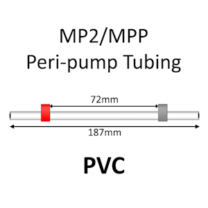 MP2 Two Stop, PVC, 1.22mm, Red-Grey 12/pk [20-2119] LARGE