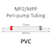 MP2 Two Stop, PVC, 1.22mm, Red-Grey 12/pk [20-2119] THUMBNAIL