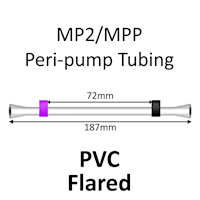 MP2 Two Stop, PVC, 2.29mm, Purple-Black FLARED 12/pk [20-2127F] MAIN
