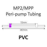 MP2 Two Stop, PVC, 2.79mm, Purple-White 12/pk [20-2129] MAIN