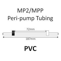 MP2 Two Stop, PVC, 3.17mm, Black-White 12/pk [20-2130] MAIN
