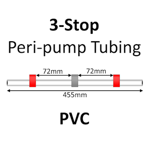Three Stop, PVC, 1.22mm, Red-Grey-Red 12/pk [21-1119] LARGE