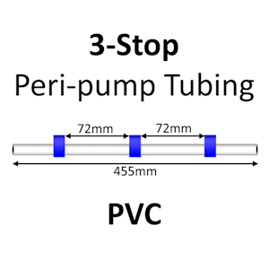 Three Stop, PVC, 1.65mm, Blue-Blue-Blue 12/pk [21-1123] LARGE