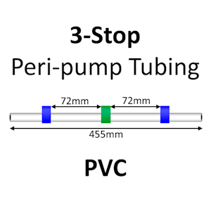 Three Stop, PVC, 1.75mm, Blue-Green-Blue 12/pk [21-1124] LARGE