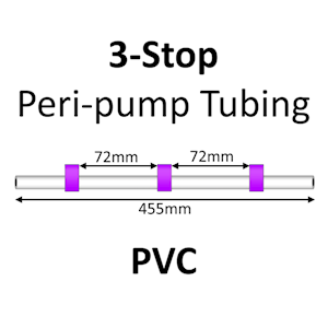 Three Stop, PVC, 2.06mm, Purple-Purple-Purple 12/pk [21-1126] LARGE
