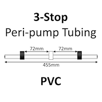 Three Stop, PVC, 3.18mm, Black-White-Black 12/pk [21-1130] MAIN