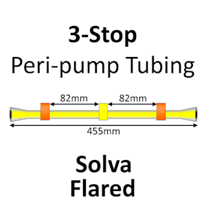 Three Stop, Solva, 0.51mm, Orange-Yellow-Orange FLARED 12/pk [21-1410F] LARGE