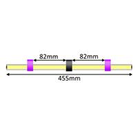 Three Stop, Solva, 2.29mm, Purple-Black-Purple 12/pk [21-1427] MAIN