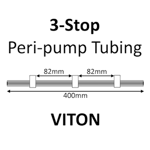Three Stop, Viton, 1.02 mm, White-White-White, 12/pk [21-1716] LARGE