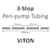 Three Stop, Viton, 1.02 mm, White-White-White, 12/pk [21-1716] THUMBNAIL