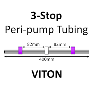 Three Stop, Viton, 2.79mm, Purple-White-Purple 12/pk [21-1729] LARGE