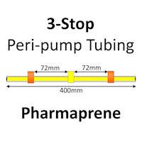Three Stop, Pharmaprene, 0.51mm, Orange-Yellow-Orange 12/pk [21-1810] MAIN