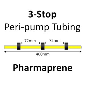 Three Stop, Pharmaprene, 0.76mm, Black-Black-Black 12/pk [21-1813] LARGE
