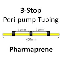 Three Stop, Pharmaprene, 0.76mm, Black-Black-Black 12/pk [21-1813] MAIN