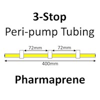 Three Stop, Pharmaprene, 1.02mm, White-White-White 12/pk [21-1816] MAIN