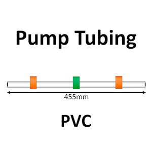 Three Stop, PVC, 0.10 mL/min, Orange-Green-Orange for Segmented Flow Analyzers 12/pk [21-4108] LARGE