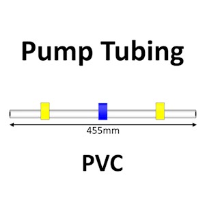 Three Stop, PVC, 1.40 mL/min, Yellow-Blue-Yellow for Segmented Flow Analyzers 12/pk [21-4122] LARGE