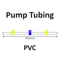 Three Stop, PVC, 1.40 mL/min, Yellow-Blue-Yellow for Segmented Flow Analyzers 12/pk [21-4122] MAIN