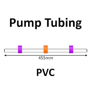 Three Stop, PVC, 3.40 mL/min, Purple-Orange-Purple for Segmented Flow Analyzers 12/pk [21-4128] LARGE