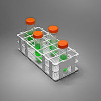 Autosampler Rack; For 25-30mm Tubes, 21 Places, Red, Blue or White [101-406X] MAIN