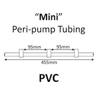 Mini Peri-Pump Tubing, PVC, 3-Stop, 1.02mm, White-White-White 12/pk [22-1116] MAIN