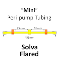 Mini Peri-Pump Tubing, Solva, 3-Stop, 0.51mm, Orange-Yellow-Orange FLARED 12/pk [22-1410F] MAIN