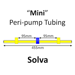 Mini Peri-Pump Tubing, Solva, 3-Stop, 1.52mm, Yellow-Blue-Yellow 12/pk [22-1422] LARGE