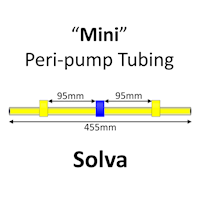 Mini Peri-Pump Tubing, Solva, 3-Stop, 1.52mm, Yellow-Blue-Yellow 12/pk [22-1422] MAIN
