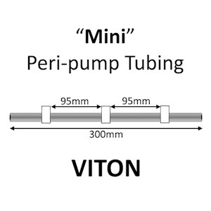 Mini Peri-Pump Tubing, VITON, 3-Stop, 1.02mm, White-White-White 12/pk [22-1716] LARGE