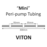 Mini Peri-Pump Tubing, VITON, 3-Stop, 1.02mm, White-White-White 12/pk [22-1716] MAIN