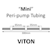 Mini Peri-Pump Tubing, VITON, 3-Stop, 1.02mm, White-White-White 12/pk [22-1716] THUMBNAIL