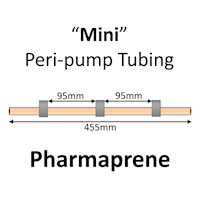Mini Peri-pump Tubing, Pharmaprene, 3-Stop, 1.30mm, Gray-Gray-Gray 12/pk [22-1820] MAIN