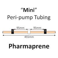 Mini Peri-Pump Tubing, Pharmaprene, 3-Stop, 3.18mm, Black-White-Black 12/pk [22-1830] MAIN