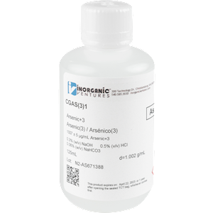 1,000 µg/mL Arsenic +3 in HCl [30-CGAS(3)1] LARGE