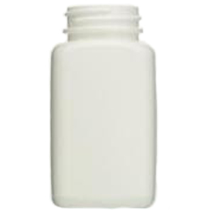 CUSTOM PACKAGED: 4oz HDPE oblong wide mouth bottle. 480/case [50-11205] MAIN