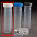 50mL Digestion Vessel, Flat Bottom, Graduated, w. WHITE Cap, PP-CO,  500/Pkg [50-8003] THUMBNAIL