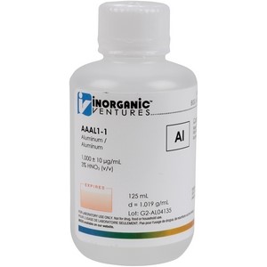 1,000 ppm Al in HNO3 Acid [30-AAAL1] LARGE