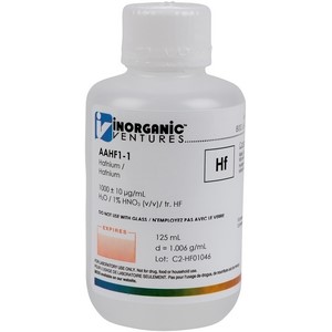 1,000 ppm Hf in HNO3 Acid tr. HF [30-AAHF1] LARGE